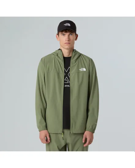 Sweat Homme M MA HOODED WIND JACKET Vert