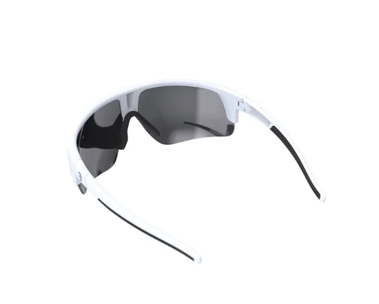 Lunettes Unisexe COMET Blanc/Fumée Flash Miroir