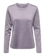 T-shirt manches longues Femme ONPCORE LIFE ON LS REG TEE Violet