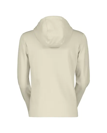 Sweat à capuche Femme TECH ZIP HOODY Écru