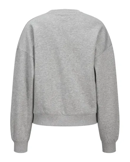 Sweat Femme JXMERLE RLX SHORT LS CREW SWT LN Gris