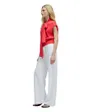 Blouse Corset Femme Rouge Salsa