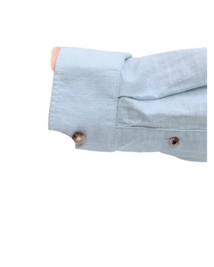 Chemise Homme JJESUMMER LINEN BLEND SHIRT L/S SN