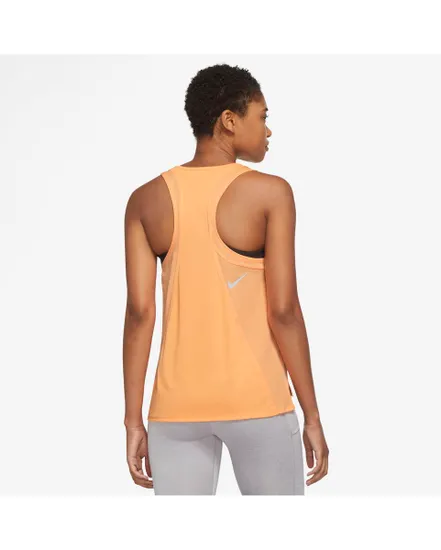 Débardeur de running Femme W NK DF RACE SINGLET Orange