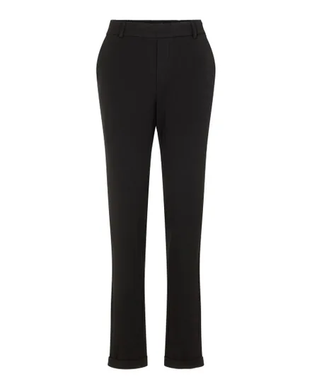 Pantalon Femme VMMAYA MW LOOSE SOLID PANT NOOS Noir