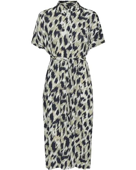 Robe Chemise Femme VMMENNY SS Calf Shirt Dress