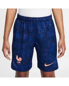 Short de football Enfant plus agé FFF Y NK DF STAD SHORT HM Bleu