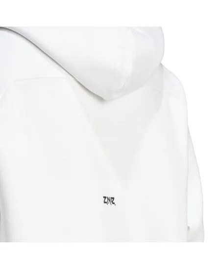 Sweat à capuche manches longues Homme M Z.N.E. PR HD Blanc