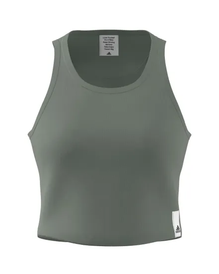 Debardeur Femme W LNG RIB TANK Vert