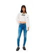 Jean Skinny Femme Nora Faded Mid Rise
