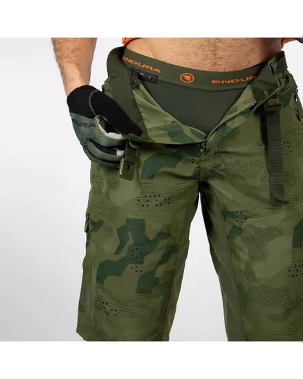 Short Homme HUMMVEE avec sous-short Vert