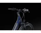 VTT électrique semi rigide Unisexe E-EXPLORER 5.5 LOW Bleu Hexagone