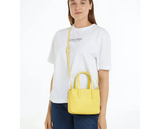 Sac bandouliere Femme CK MUST MINI TOTE Jaune