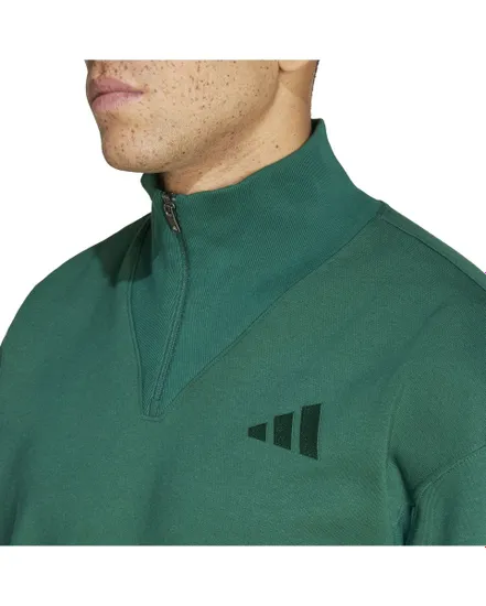 Sweat col zip Homme M A SZN FL 1/4Z Vert