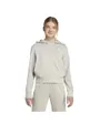 Sweat zip à capuche Fille G ANML 3S FT HD Beige