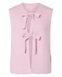 Gilet Femme Pcsilly Sl Rev Tie Vest