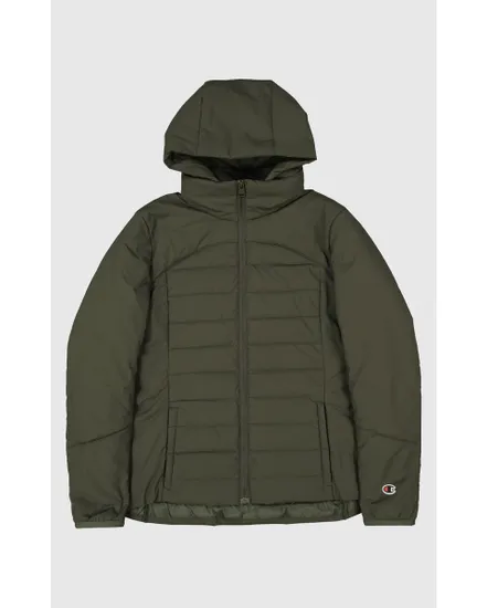 Doudoune à capuche Femme HOODED POLYFILLED JACKET Vert