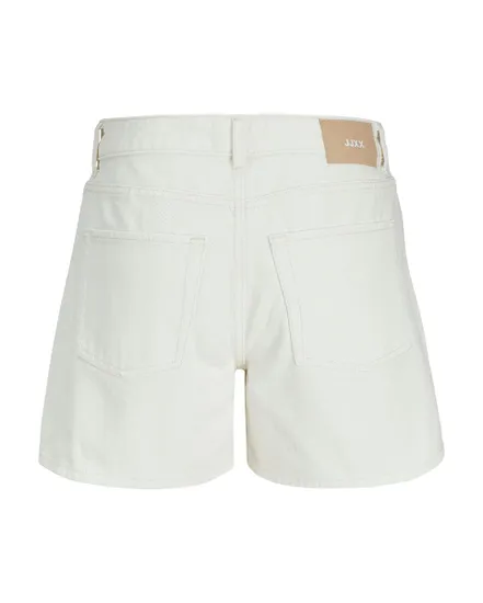 Short en denim Femme JXLAURA SHORT MW DENIM SHORTS DNM SN Blanc