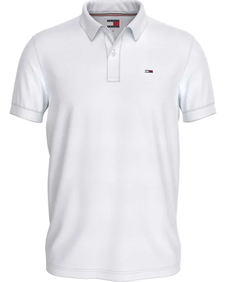 Polo Homme TJM SLIM PLACKET POL Blanc