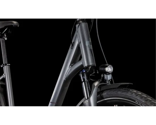 Vélo trekking Unisexe TOURING PRO Gris