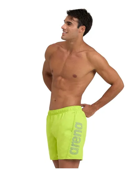 Short de bain Homme FUNDAMENTALS ARENA LOGO BOXER R Vert