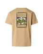 T-shirt Homme M NORTH FACES REGULAR SHORT SLEEVE TEE-G Beige