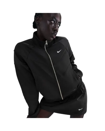 Sweat zip à capuche Femme W NSW NK WR POLY KNIT JKT Noir