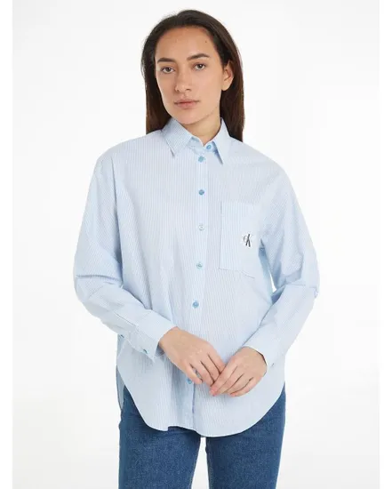 Chemise Femme WOVEN LABEL RELAXED Bleu