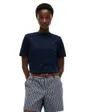 Tee-Shirt Femme Boxy Interlock