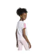 T-shirt Fille JG 3S TEE 160 Blanc