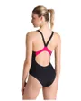 Maillot de bain femme W FLASHING LIGHTS V BACK ONE PIECE Noir