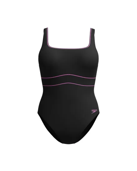 Maillot de bain Femme ECO NEW CONTOUR ECLIPSE 1P BLA/PIN Noir