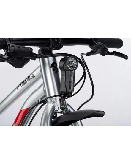 VTT Enfant KATO 24 PRO EQ Argent/Rouge