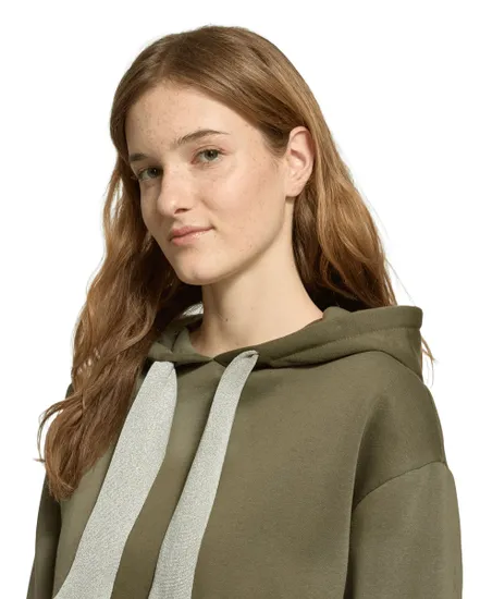 Sweat À Capuche Femme Pcchilli Ls Glitter Hoodie Noos Bc