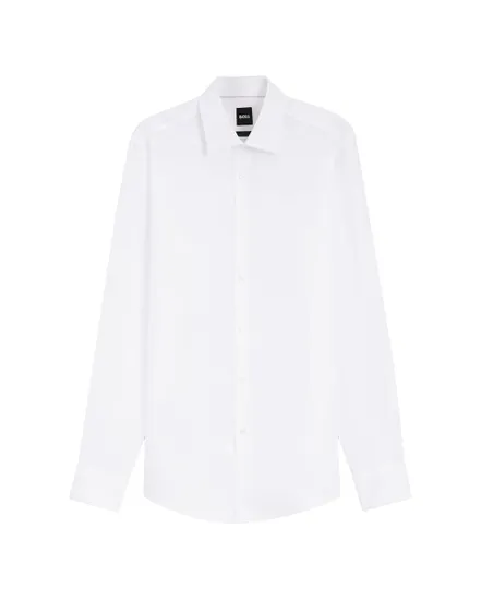 Chemise Homme BOSS Lin Bleu