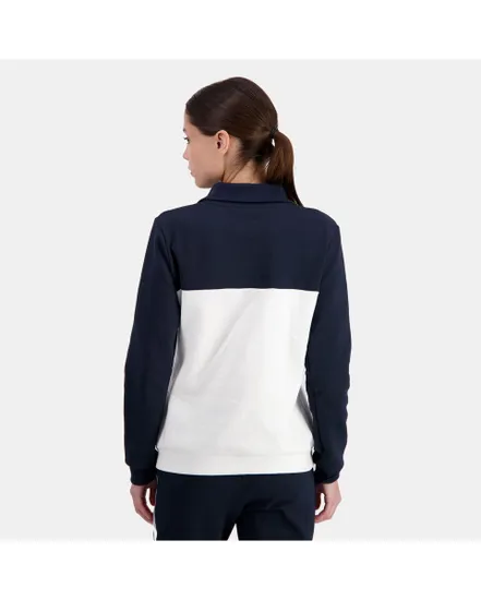 Sweat col zip Femme HERITAGE HALFZIP N1 W SKY CAPTAIN Blanc