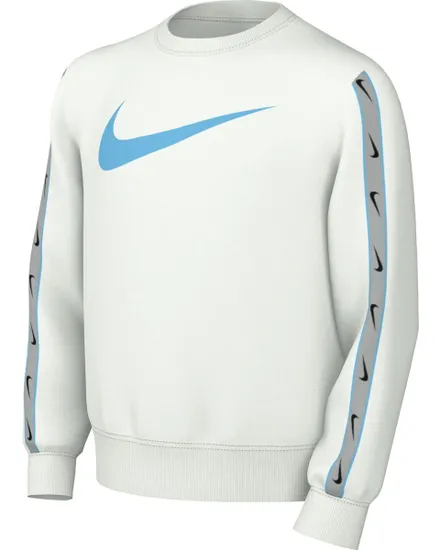 Sweat manches longues Enfant B NSW REPEAT SW FLC CREW BB Blanc