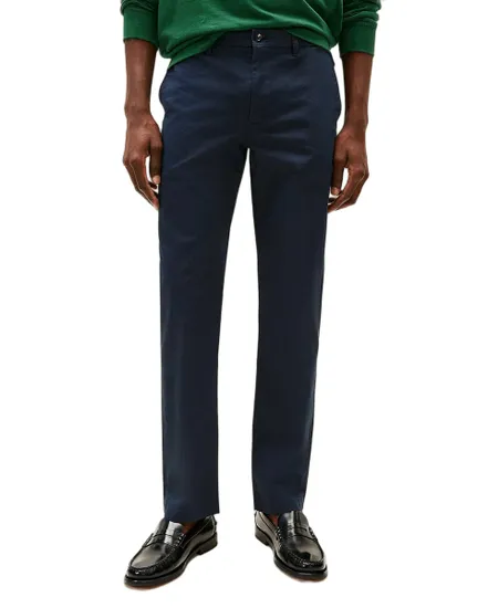 Pantalon chino Homme DENTON PRINTED STRUCTURE CHINO Bleu Marine