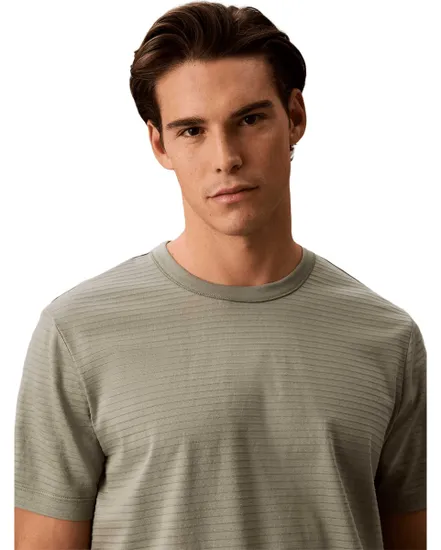 T-shirt Homme SS Textured Stripe C