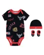 Ensemble 3 pces Bébé garçon MJ ESSENTIALS AOP 3PC SET Noir