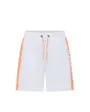 Short Homme Chabrand Blanc Orange