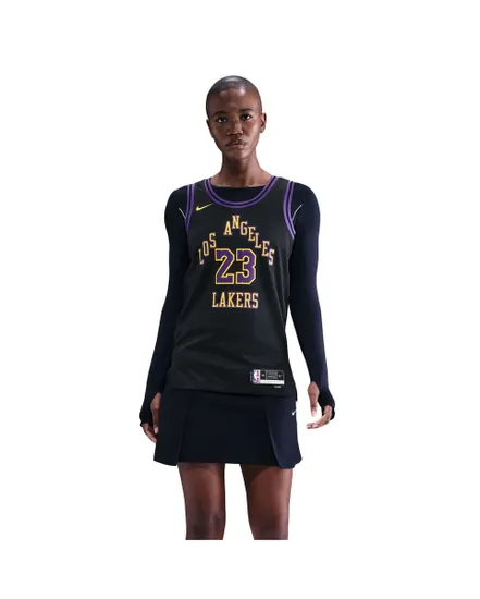 Maillot de basketball Homme LAL MNK DF SWGMN JSY CE 23 Noir