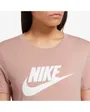 T-shirt manches courtes Femme W NSW TEE ESSNTL ICON FUTUR Rose