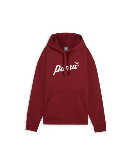 Sweat à capuche Femme W ESS+SCR HDY FL Bordeaux