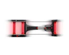 Home trainer rouleau QUICK MOTION Noir/Rouge