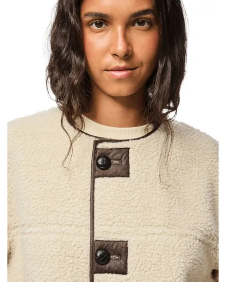 Veste Femme Réversible Teddy Similicuir