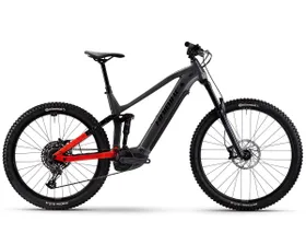 VTT électrique tout suspendu Unisexe ALLMTN 4 Gris Argent/Noir/Rouge