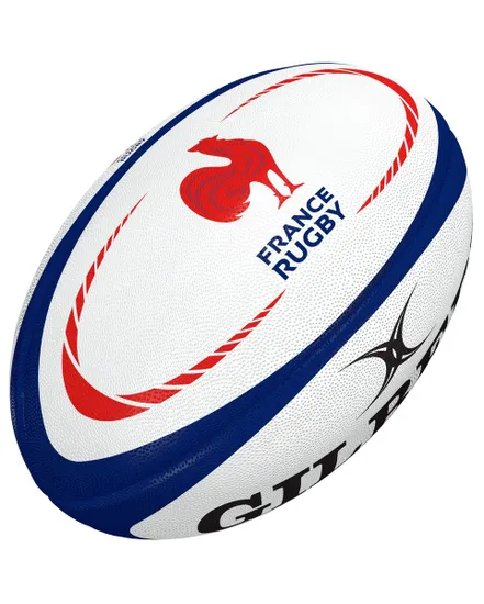 Ballon de rugby MINI REPLICA FRANCE Blanc