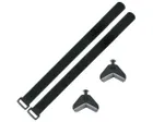 Système de fixation de porte-bidon/sacoche/pompe ANYWHERE Noir