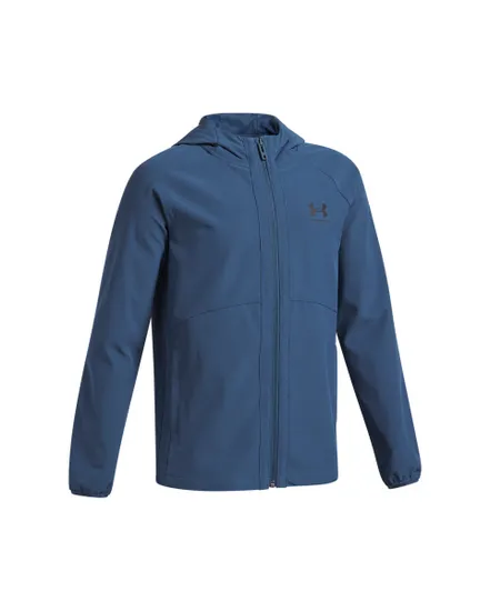 Veste à capuche Enfant UA VIBE WOVEN WINDBREAKER Bleu